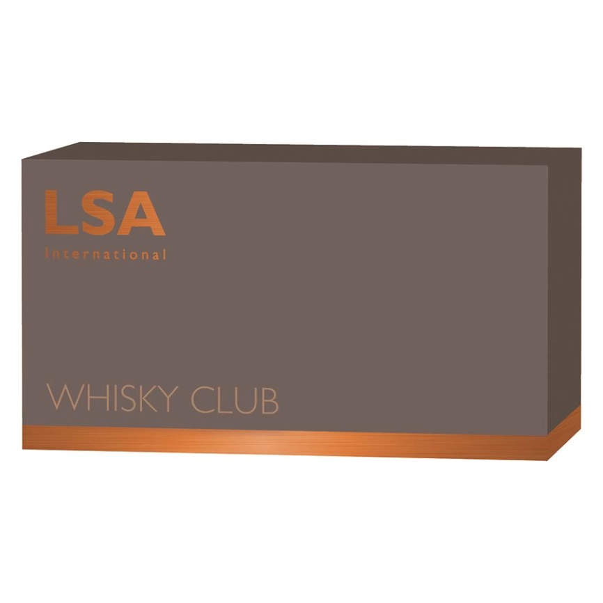 Набор из 2 бокалов Whisky Club, коричневый фото 5