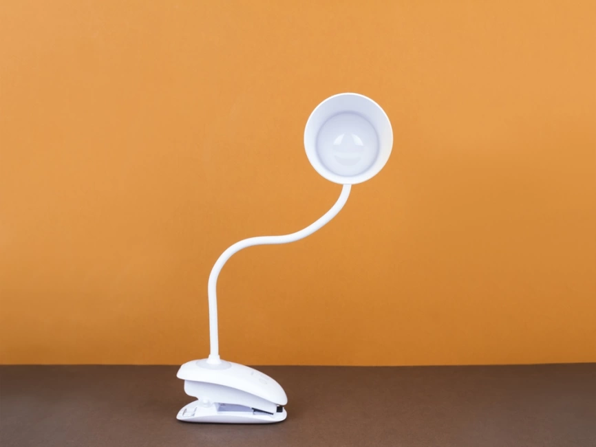 Настольная лампа Rombica LED Clamp, белый фото 5