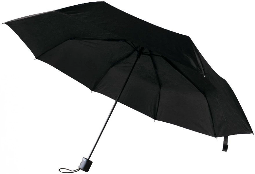 Зонт складной Сиэтл, чёрный фото 3