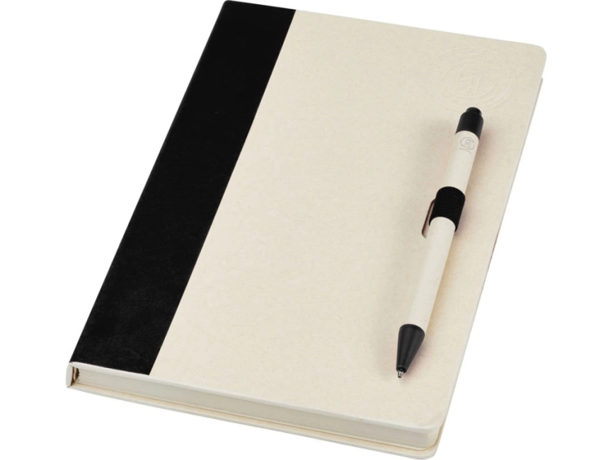Блокнот размером A5 и шариковая ручка Dairy Dream, черный фото 1