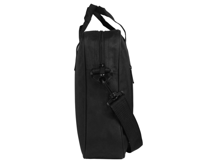 Сумка для ноутбука Wing с вертикальным наружным карманом, черный фото 8