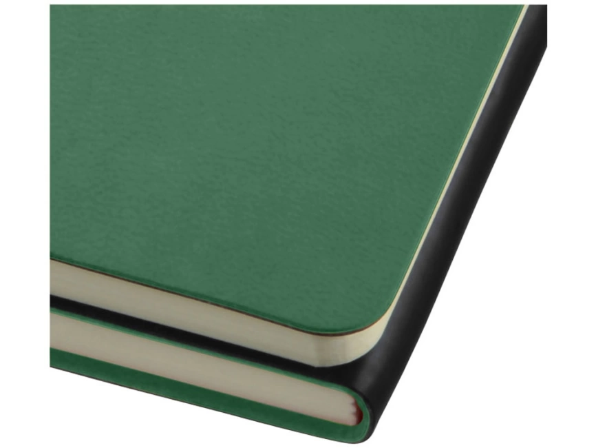 Блокнот А5 Doppio, зеленый/черный фото 4
