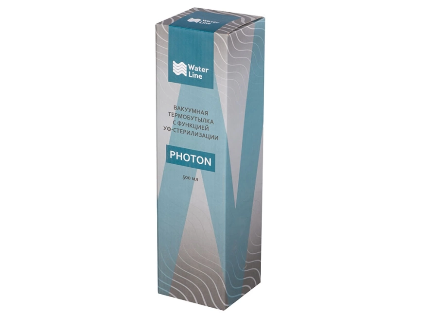 Вакуумная термобутылка с УФ-стерилизацией Photon, черный, 500 мл фото 10