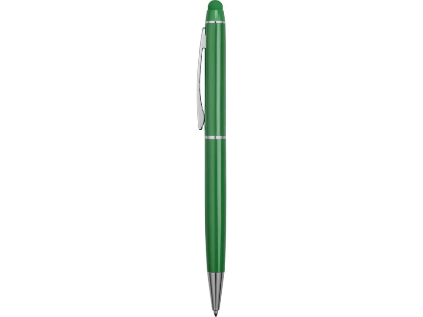 Ручка шариковая Эмма со стилусом, зеленый фото 3