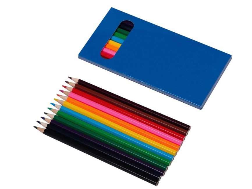 Набор из 12 цветных карандашей Hakuna Matata, синий фото 1