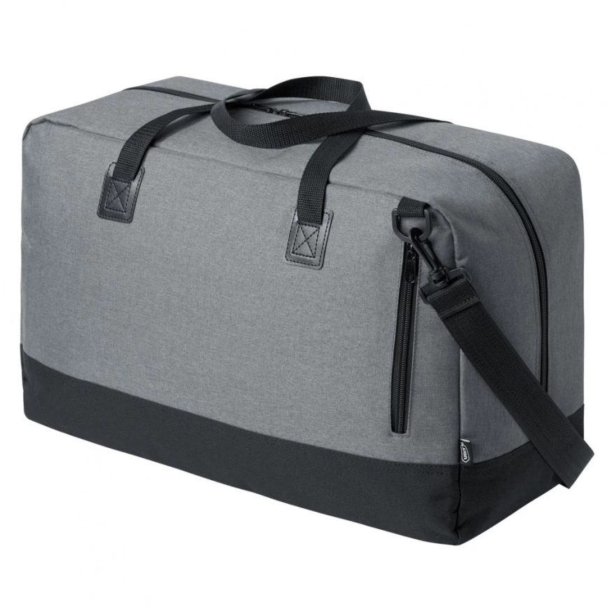 Сумка дорожная с отделением для ноутбука Unit Bimo Weekend, серая фото 2