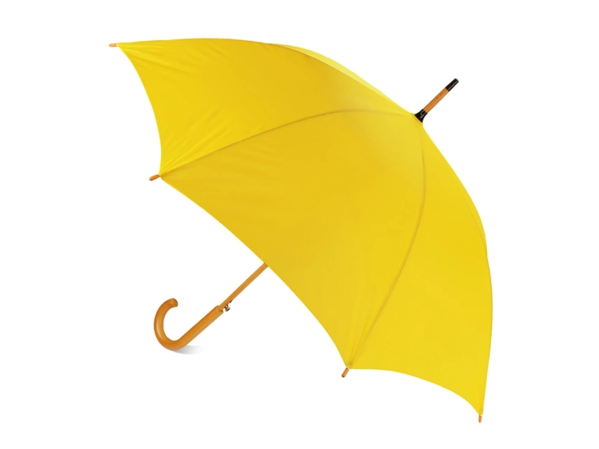 Зонт-трость Радуга, желтый фото 2