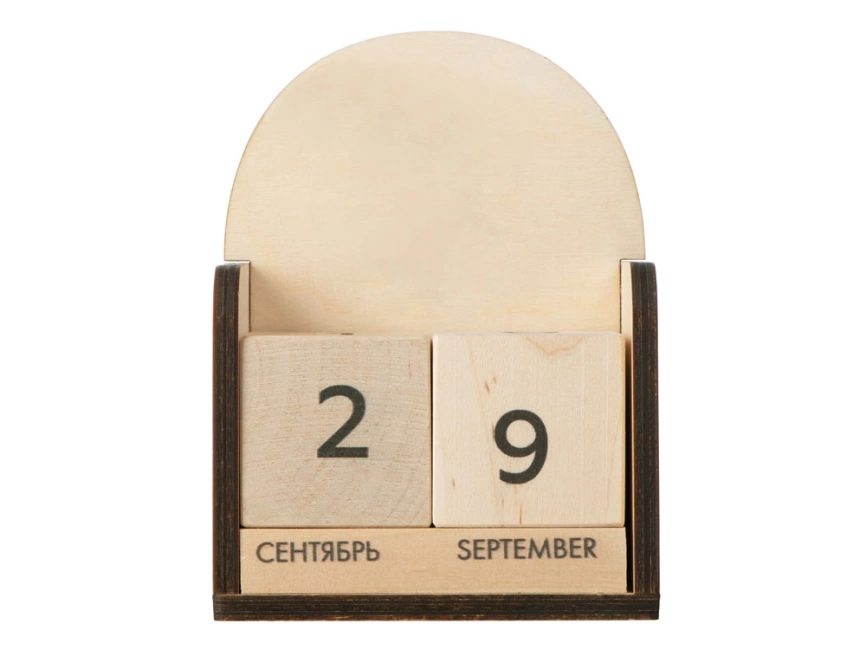 Настольный деревянный календарь фото 2