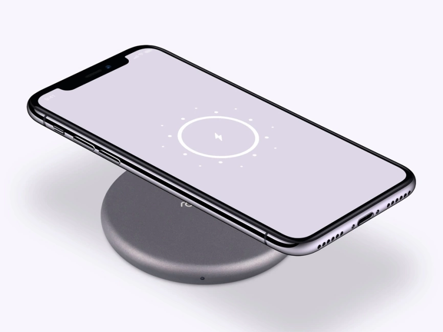 Беспроводное зарядное устройство Rombica NEO Q1 Quick, серый фото 5