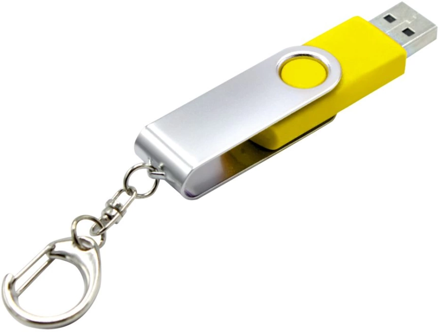 Флешка Twist 8 Гб, жёлтая фото 3