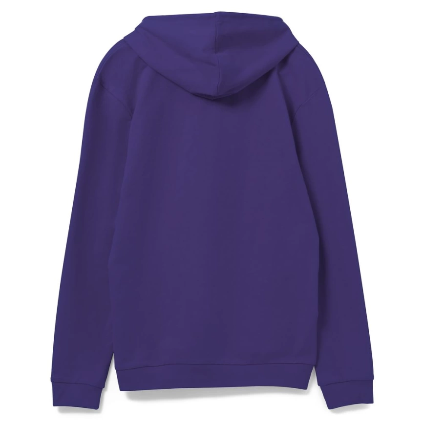 Толстовка с капюшоном унисекс Hoodie, фиолетовая, размер L фото 7