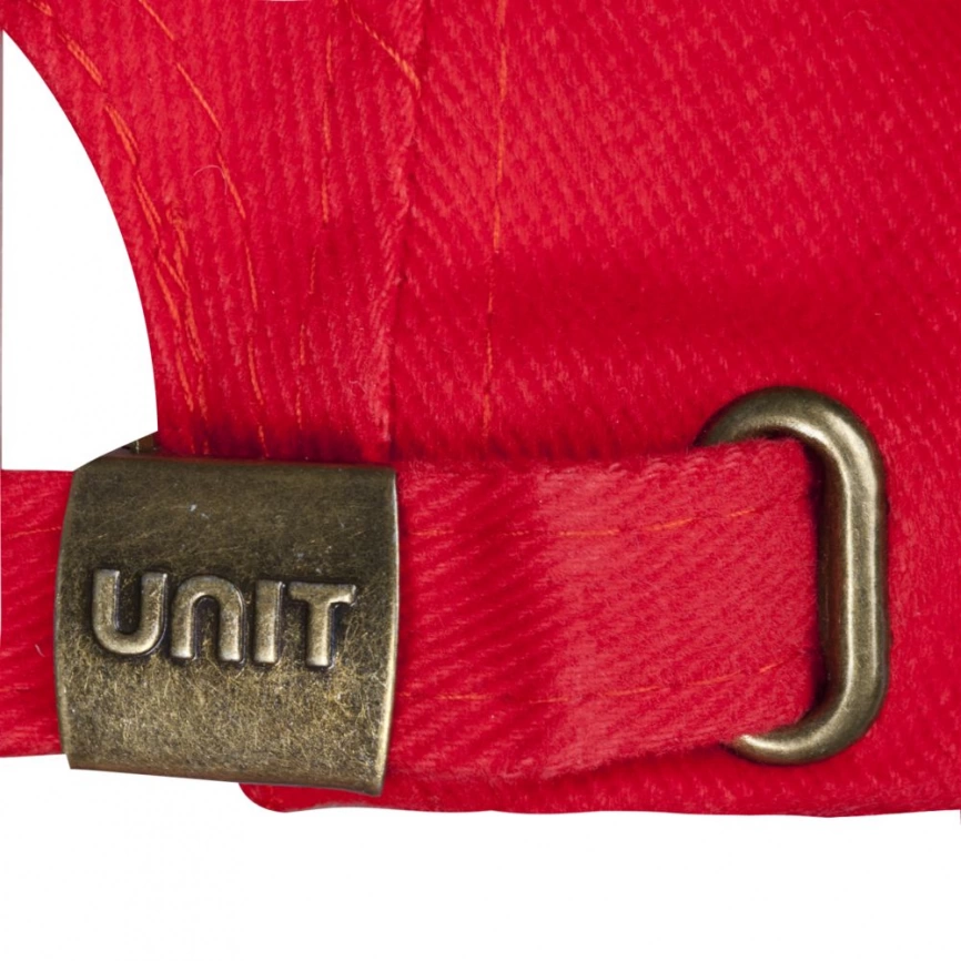 Бейсболка Unit Trendy, красная с белым, уценка фото 2