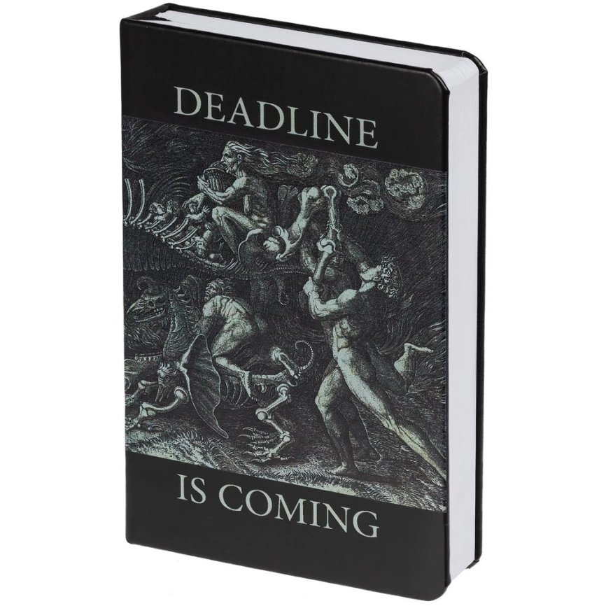 Ежедневник Deadline, недатированный, черный фото 2