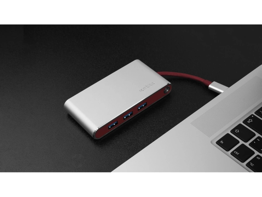 Хаб USB Rombica Type-C Hermes Red фото 12