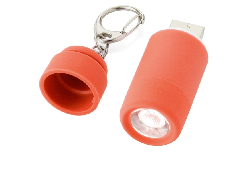 Мини-фонарь Avior с зарядкой от USB, красный фото 1