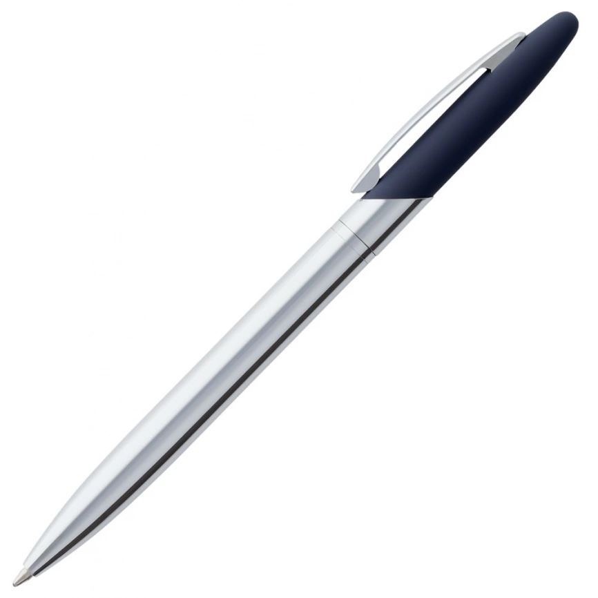 Ручка шариковая Dagger Soft Touch, синяя фото 3