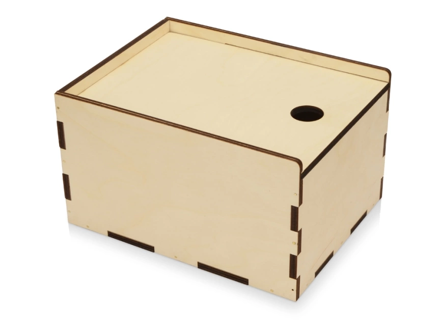Деревянная подарочная коробка-пенал, размер М фото 1