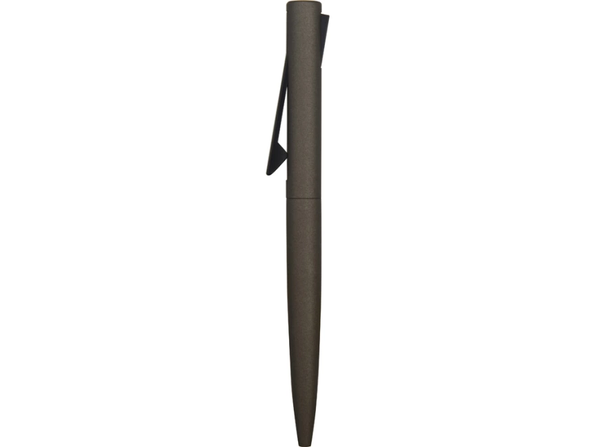 Ручка металлическая шариковая Bevel, серый/черный фото 5