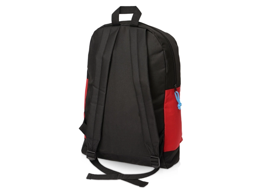 Рюкзак Chap с люверсом из полиэстера (600D), черный/красный фото 2