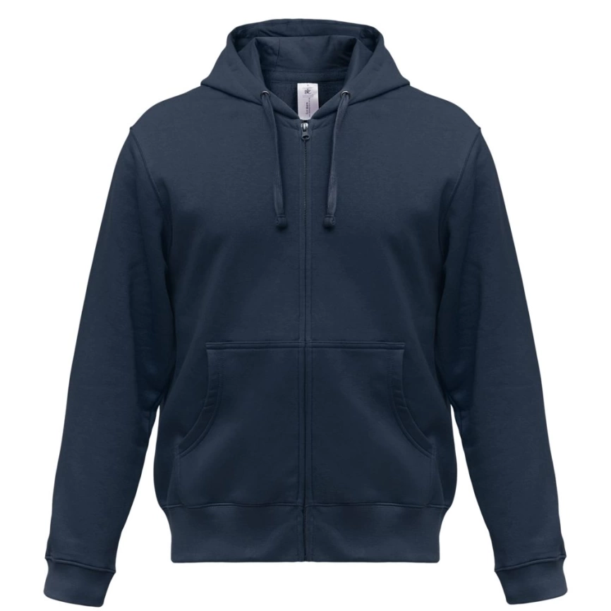 Толстовка мужская Hooded Full Zip темно-синяя, размер S фото 1