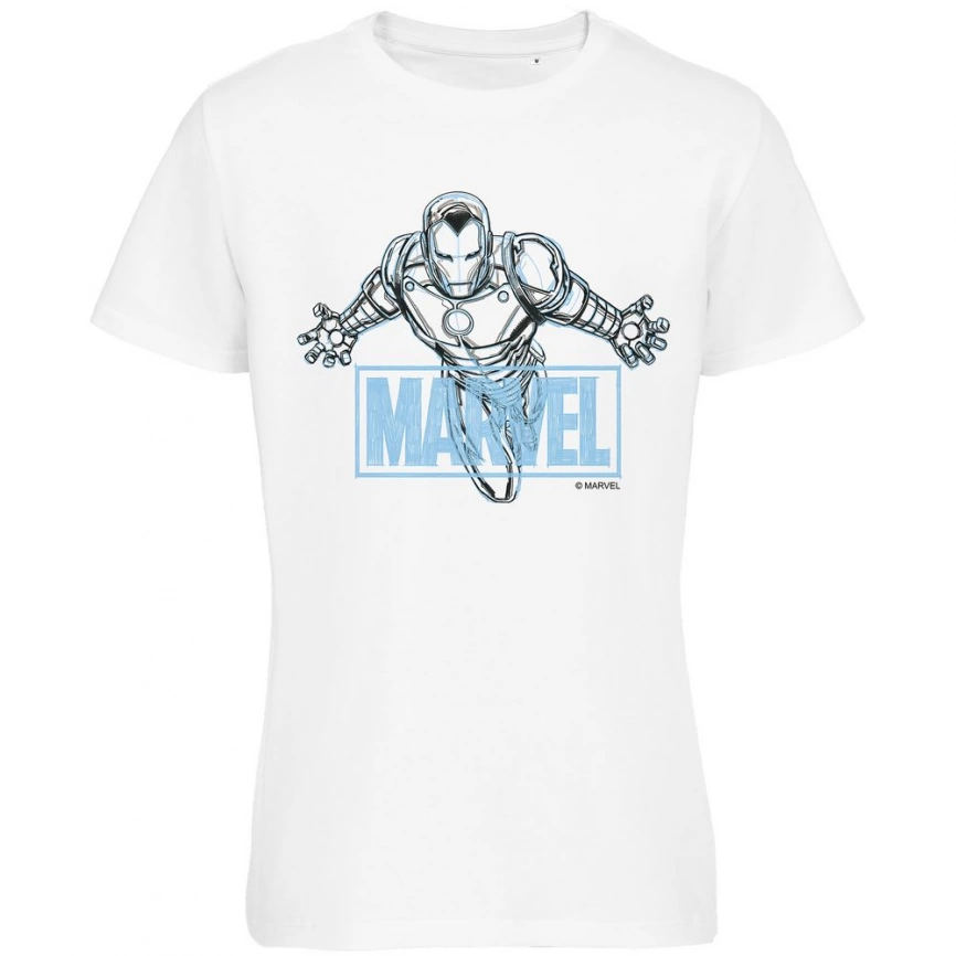 Футболка Iron Man Sketch, белая, размер XL фото 1