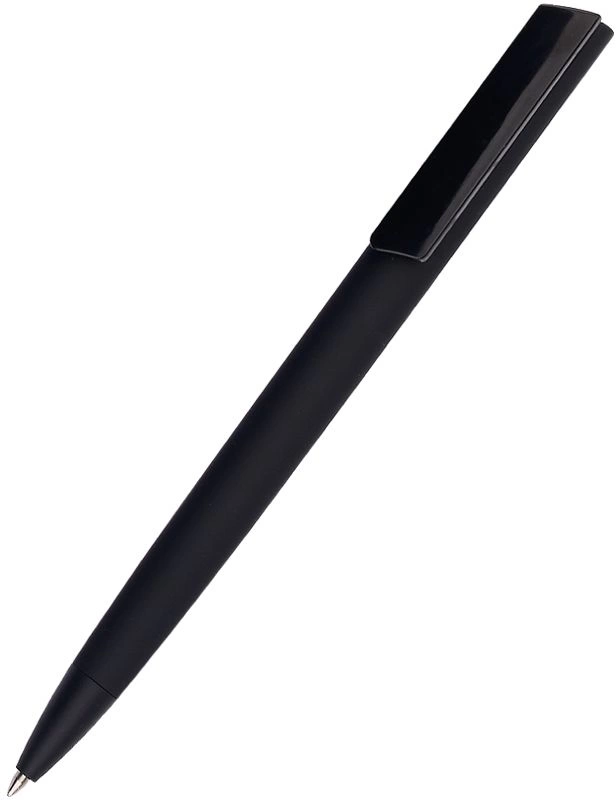 Ручка шариковая Lavy софт-тач, чёрные фото 1