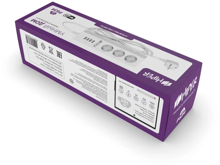 Умный сетевой фильтр HIPER IoT PS34 фото 6