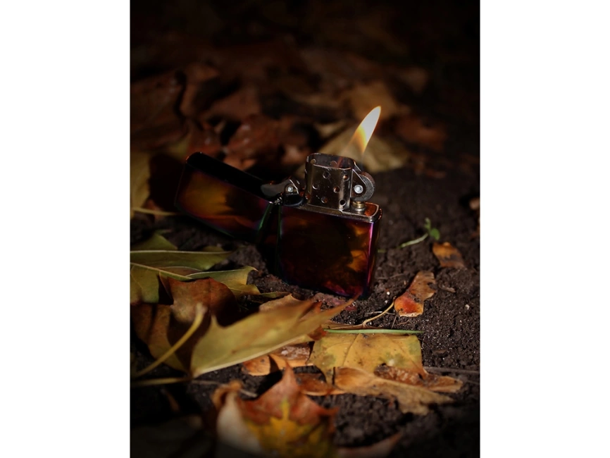 Зажигалка ZIPPO Classic с покрытием Spectrum™, латунь/сталь, разноцветная, глянцевая, 38x13x57 мм фото 5