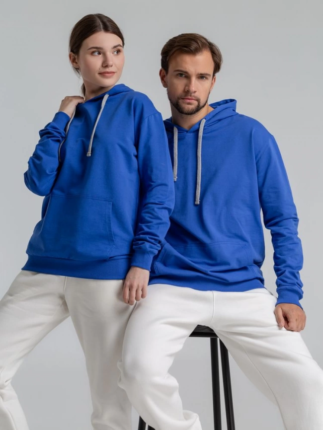 Толстовка с капюшоном Unit Kirenga ярко-синяя, размер M фото 18
