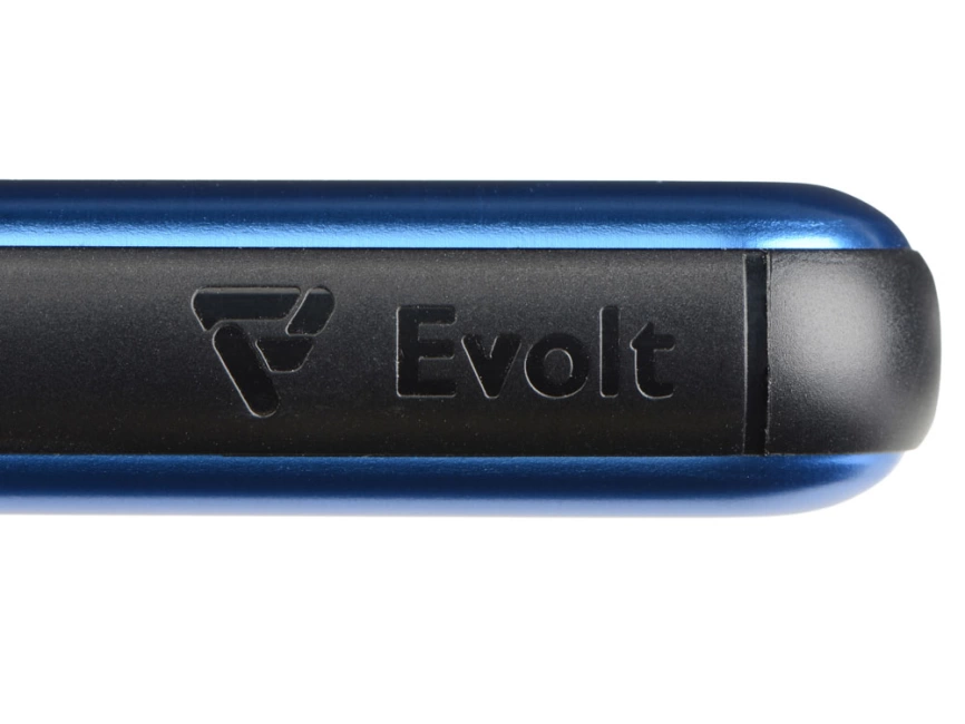 Внешний аккумулятор Forge, Evolt, металл, 10000mah, синий фото 9