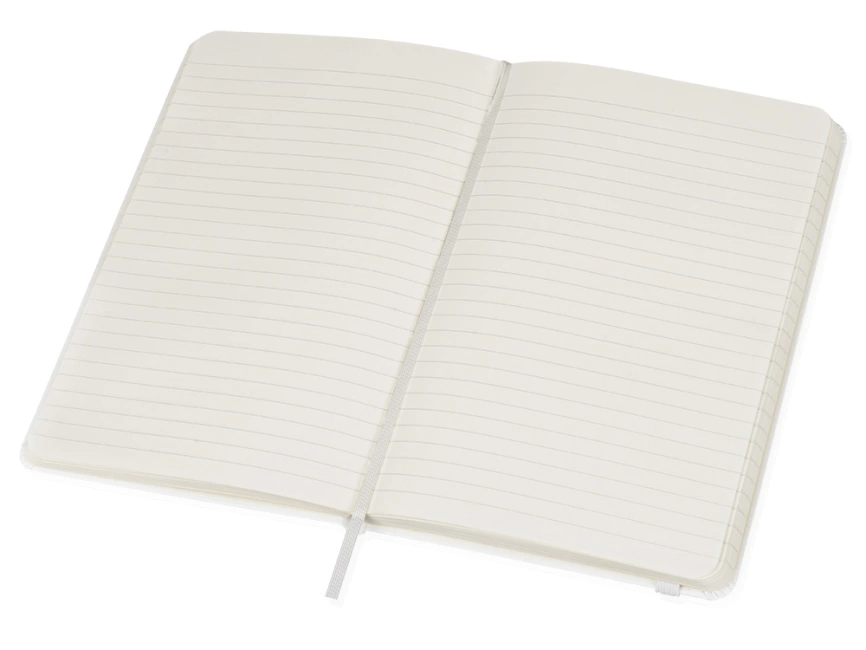 Записная книжка Moleskine Classic (в линейку) в твердой обложке, Medium (11,5x18 см), белый фото 2