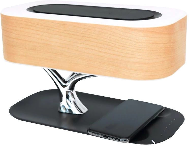 Настольная лампа Budera с беспроводной зарядкой и колонкой фото 2