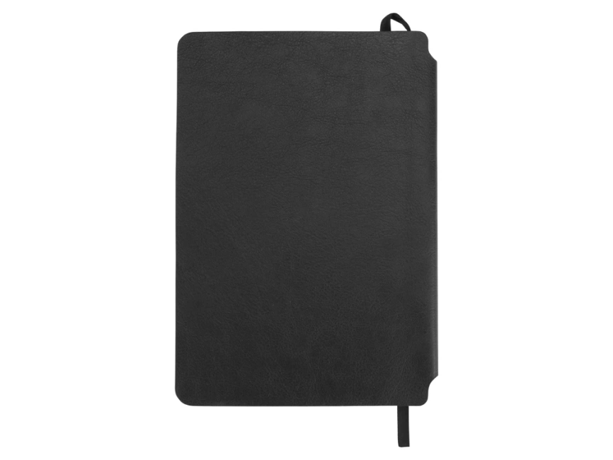 Блокнот Notepeno 130x205 мм с тонированными линованными страницами, черный фото 10