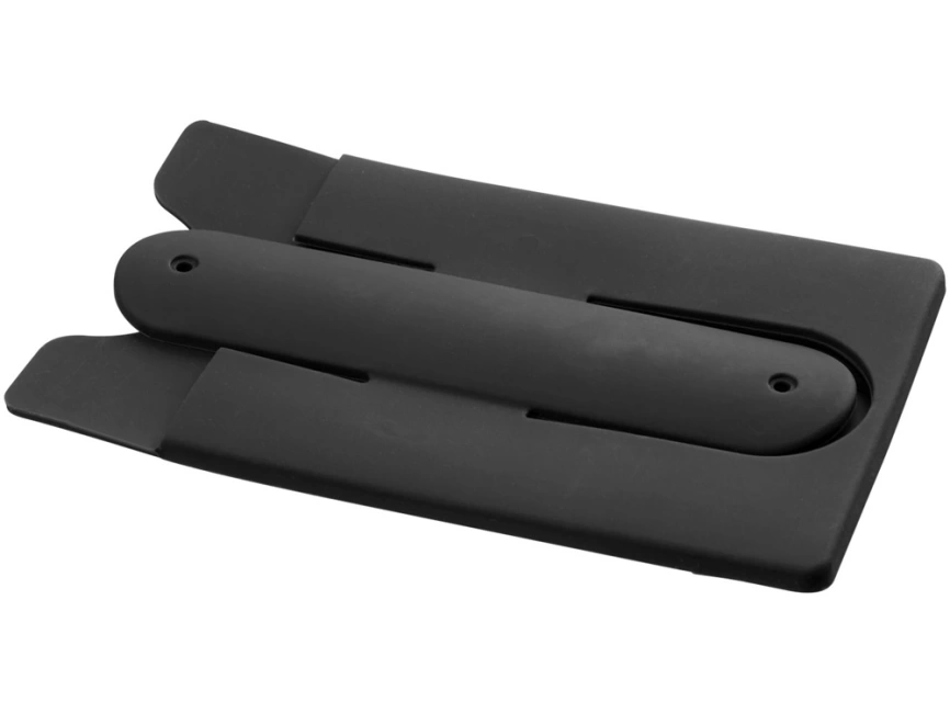 Чехол для карт с держателем мобильного, черный фото 5