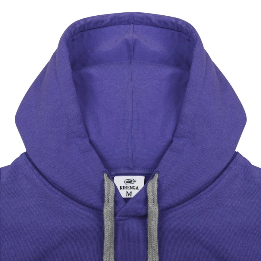 Толстовка с капюшоном Unit Kirenga фиолетовая, размер 4XL фото 4