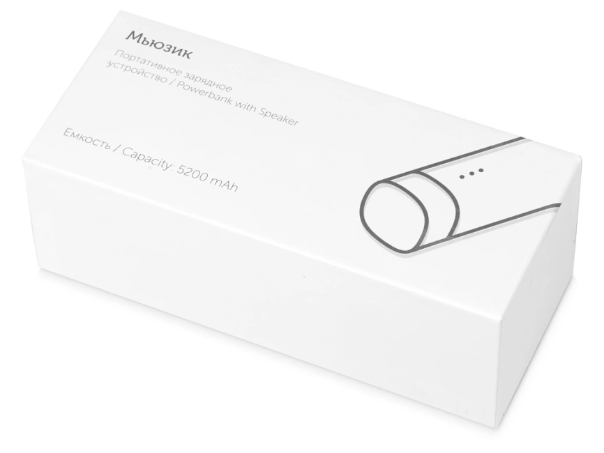 Портативное зарядное устройство Мьюзик, 5200 mAh, зеленое яблоко фото 11