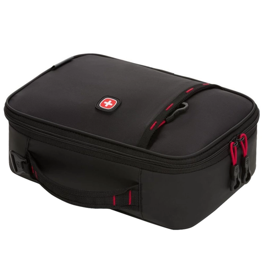 Горизонтальная термосумка для ланча Swissgear, черная фото 6