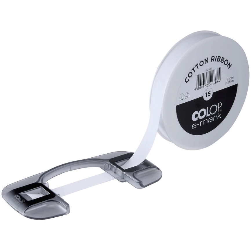 Лента Colop E-mark 15, белая фото 2