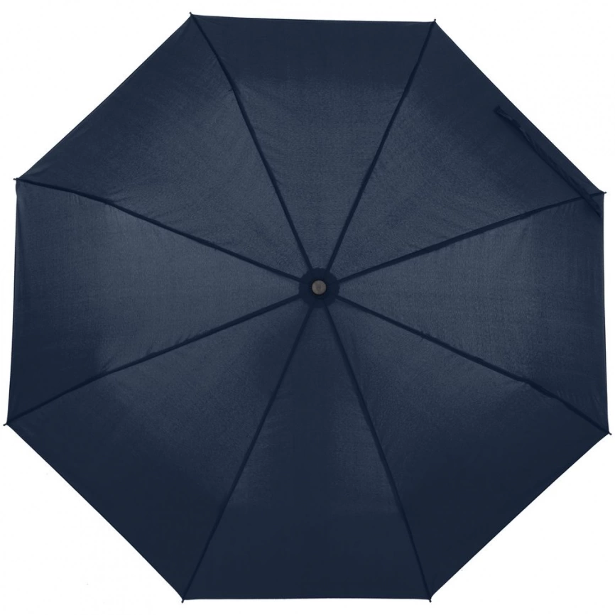 Зонт складной Monsoon, темно-синий фото 1