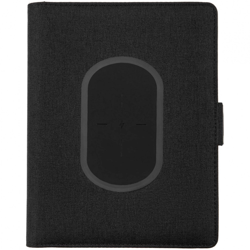 Органайзер Midstream с блокнотом и аккумулятором, черный фото 1