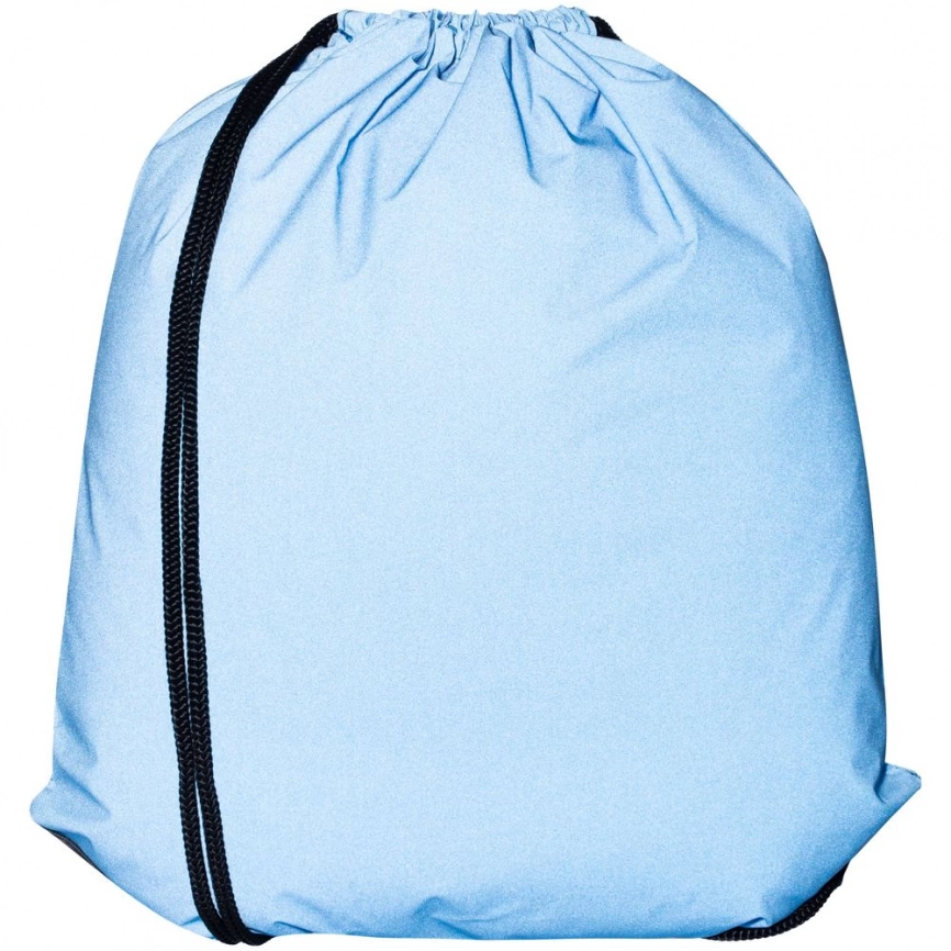 Рюкзак-мешок Manifest Color из светоотражающей ткани, синий фото 4