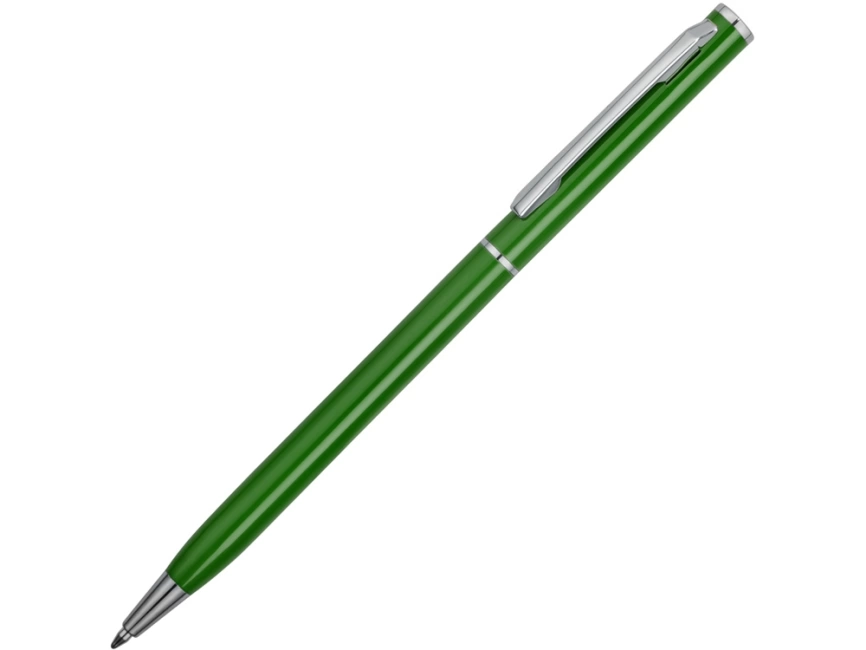 Ручка металлическая шариковая Атриум, зеленый фото 1