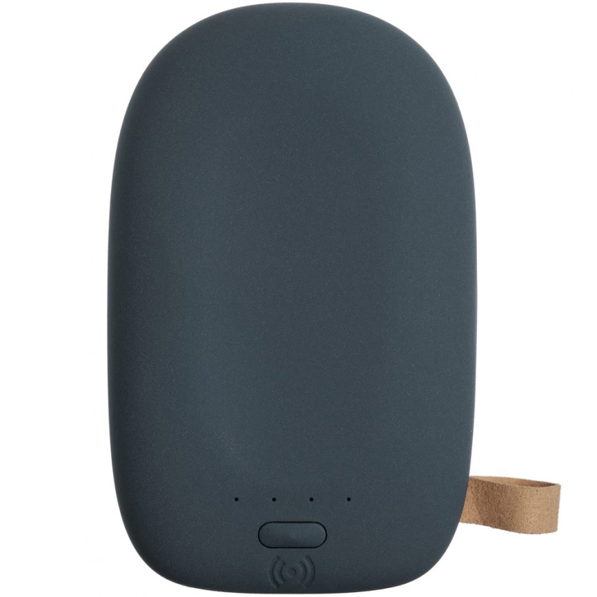 Аккумулятор с беспроводной зарядкой Pebble Wireless 9000 мАч, серо-синий фото 13