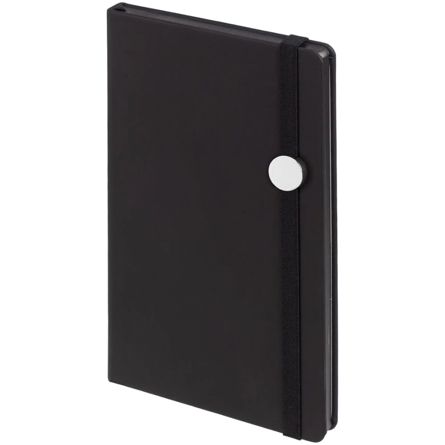Блокнот Shall Round, черный фото 1