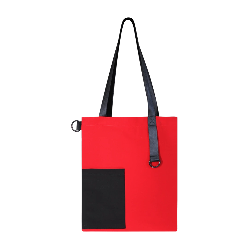 Шоппер Superbag Color (красный с чёрным) фото 1