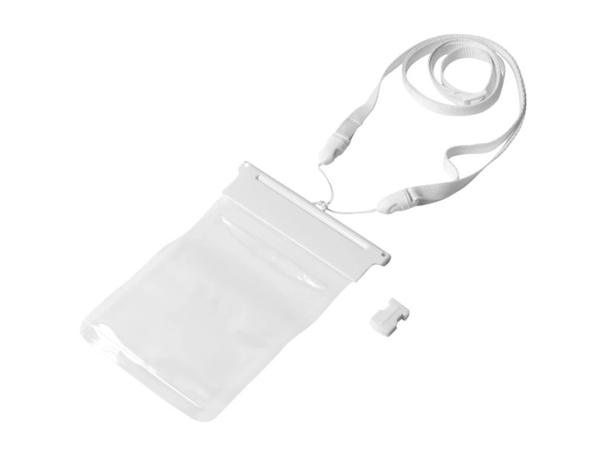 Чехол водонепроницаемый Splash для смартфонов, прозрачный/белый фото 1