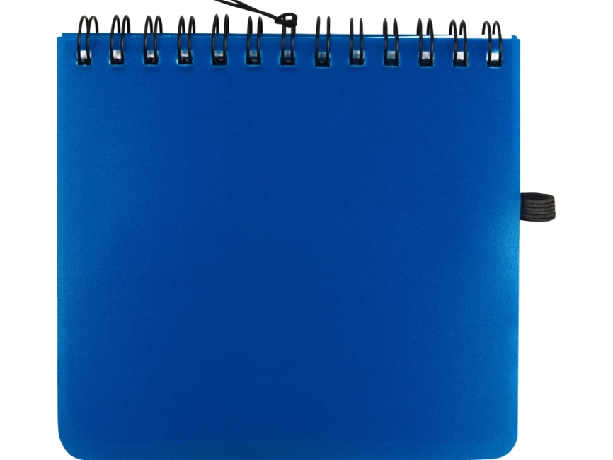 Блокнот А6 Журналист с ручкой, светло-синий фото 3