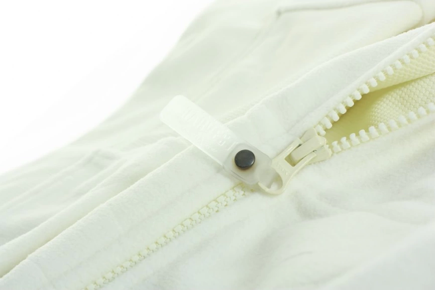 Куртка флисовая мужская Lancaster, белая с оттенком слоновой кости, размер XXL фото 8