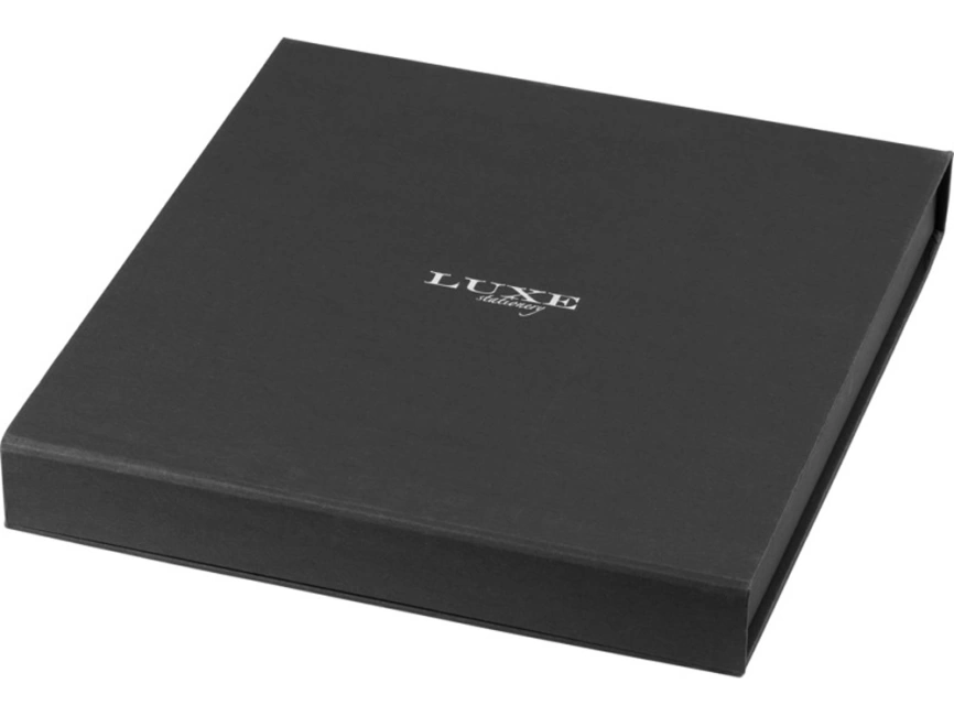 Подарочный набор Lace из блокнота формата A5 и ручки, черный фото 6