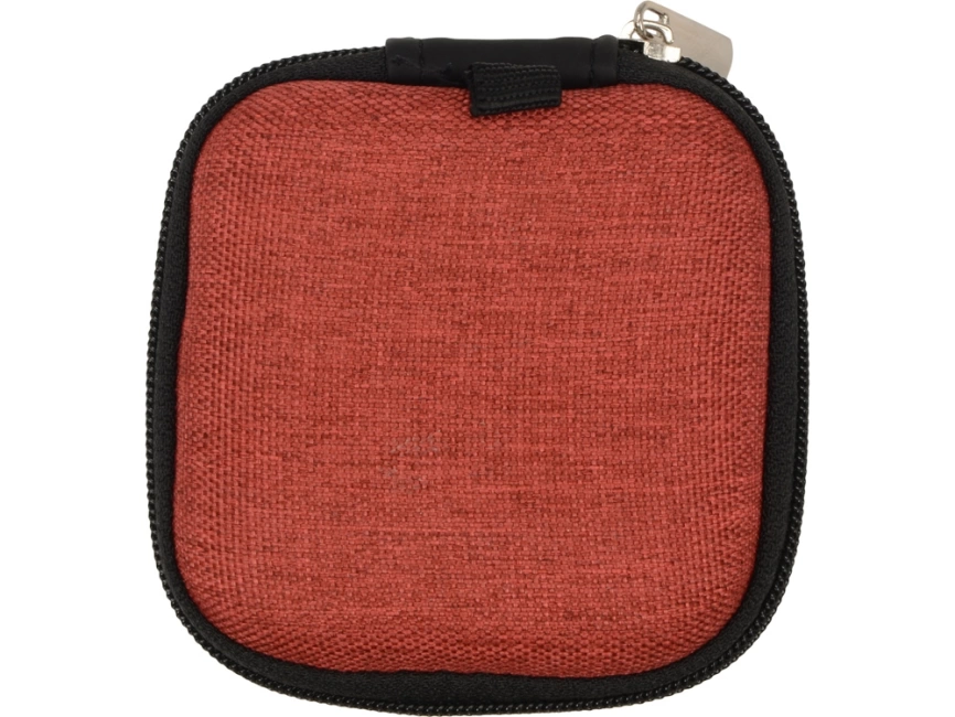 Набор с наушниками и зарядным кабелем 3-в-1 In motion, красный фото 8